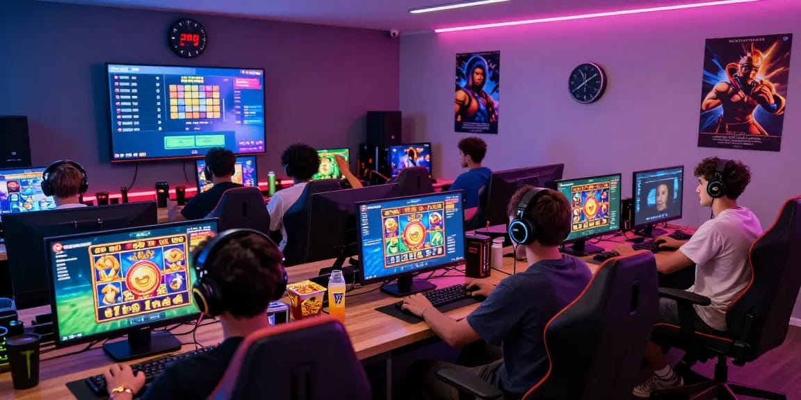 Pengalaman bermain slot online dengan KUDALIAR89 dan suasana gamer yang seru.