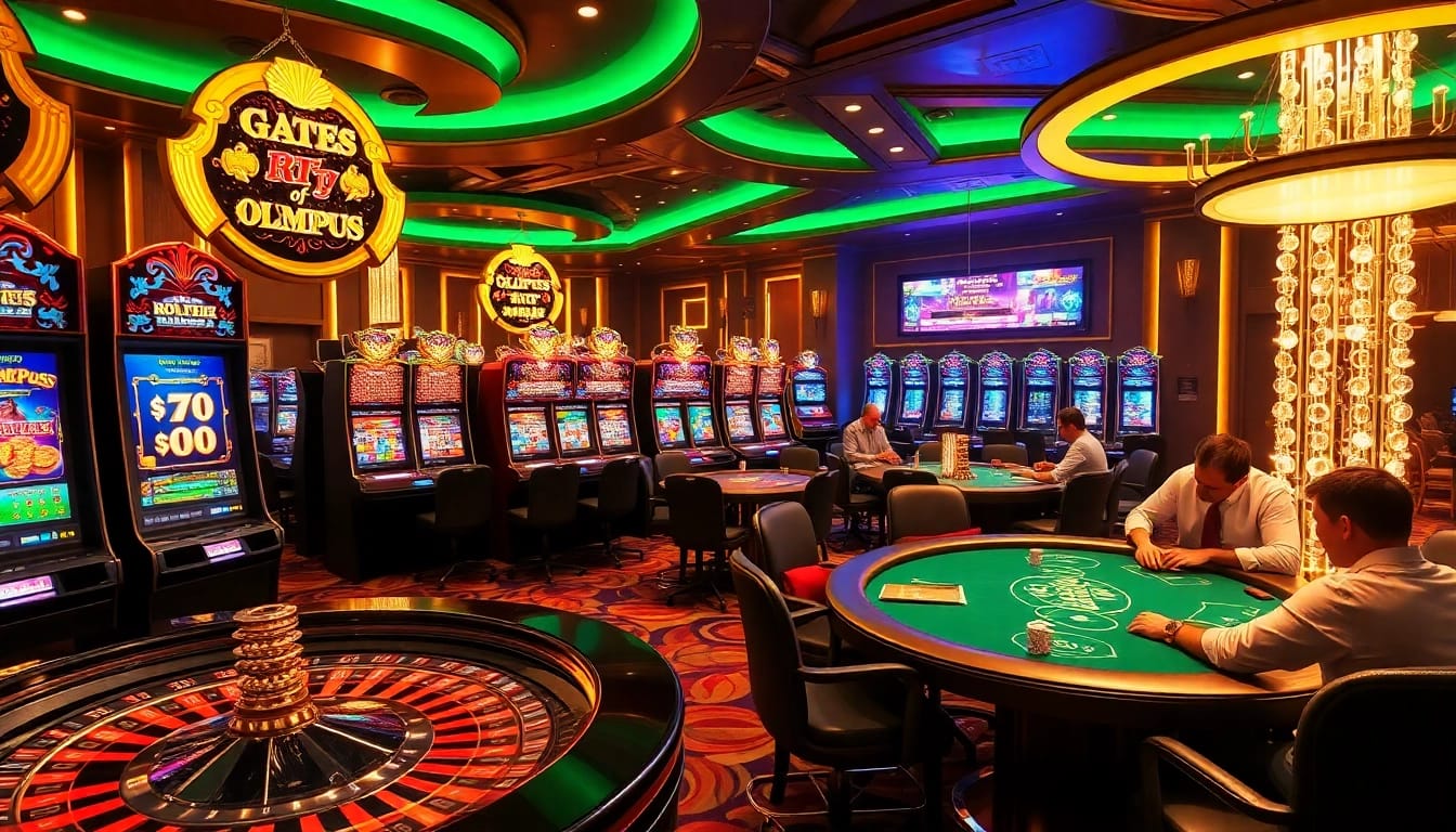 Experience the excitement of RTP Pragmatic Play slots in a luxurious casino setting.