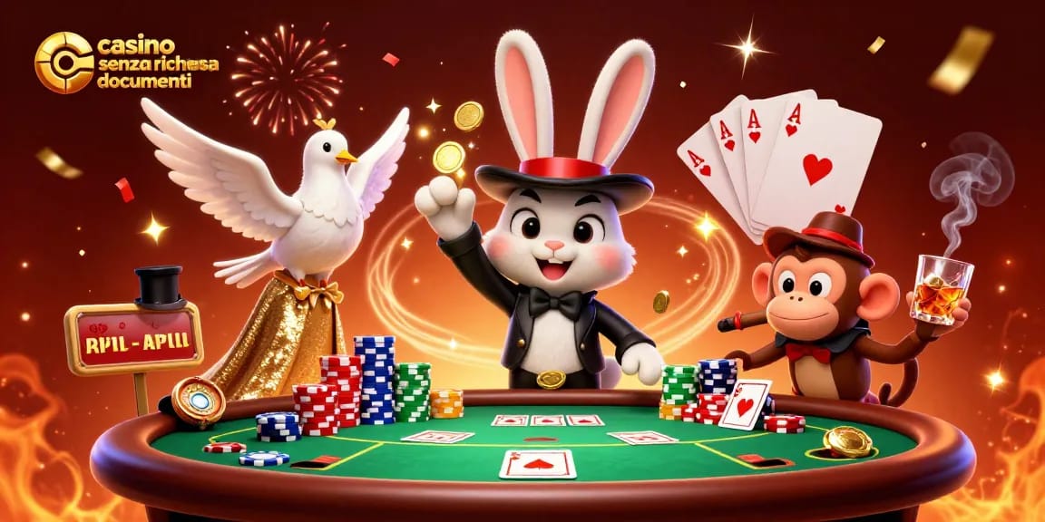 Vivi l'emozione nei casino senza richiesta documenti con personaggi vivaci ed elementi di gioco!