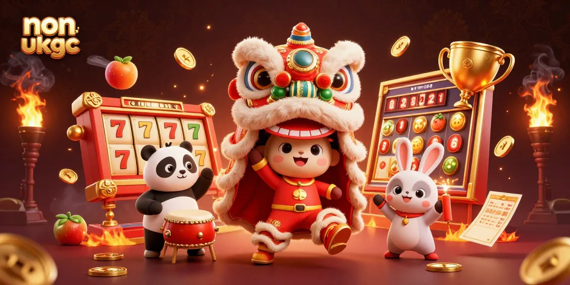 Experience vibrant action at non ukgc casinos with lively characters and engaging slot game elements.