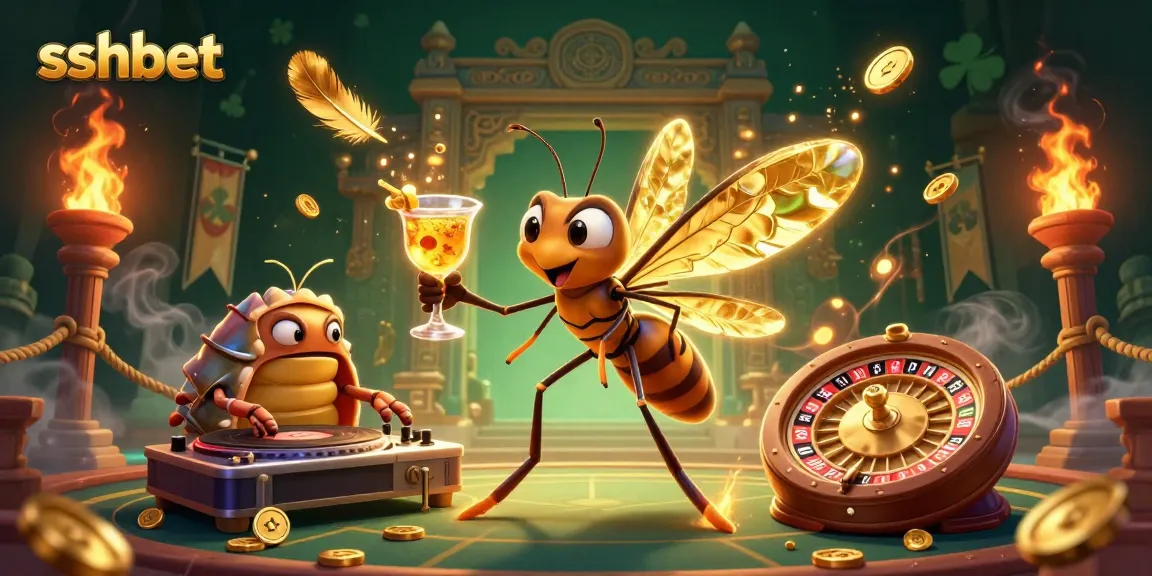 Experience the excitement of sshbet with vibrant 3D casino illustration featuring an engaging scene of entertainment.