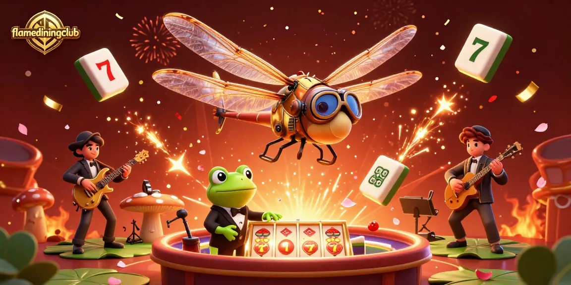 Experience thrilling gameplay at flamediningclub with vibrant slot games under dazzling fireworks.