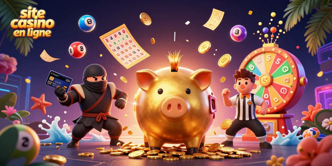 Jouer sur un site casino en ligne avec des personnages animés et des éléments de loterie.