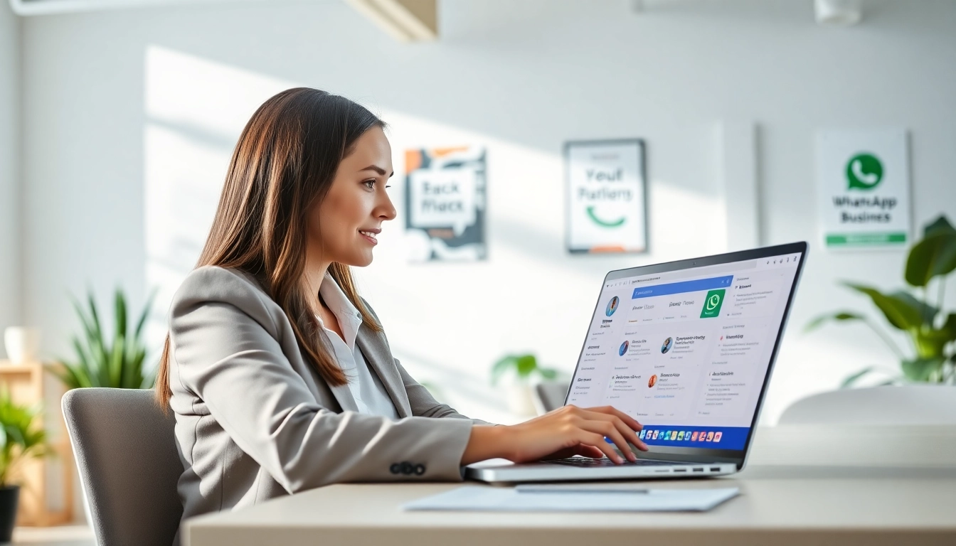 Implement WhatsApp Business CRM in a professional office for enhanced customer engagement.