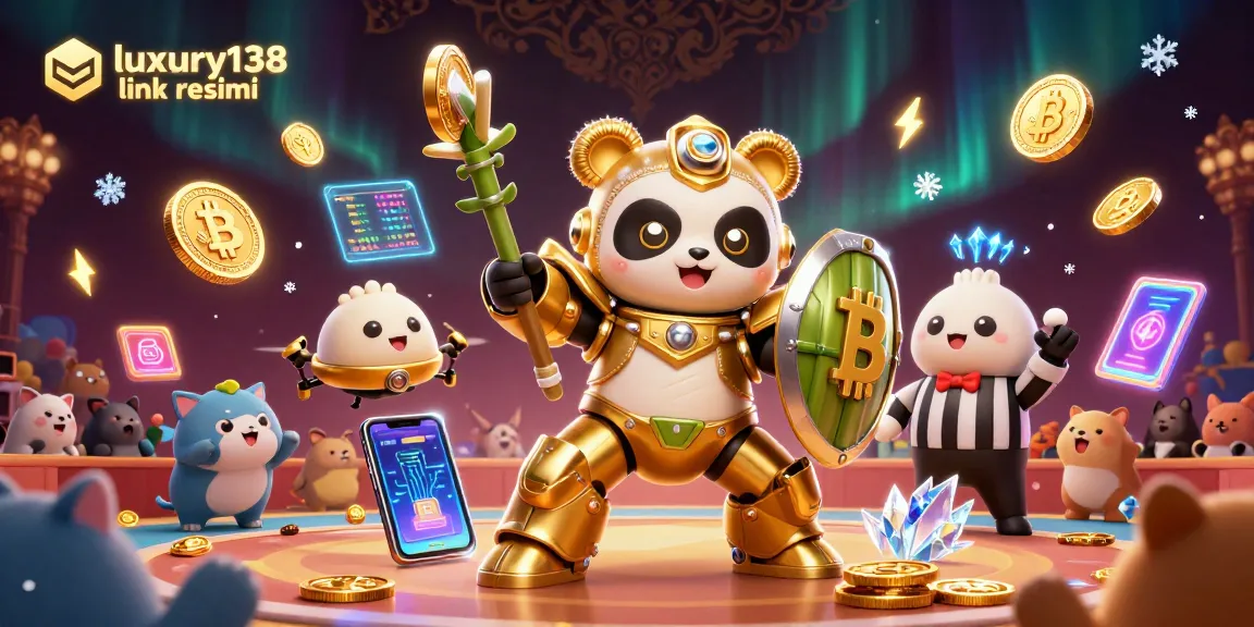 Experience thrilling gameplay with luxury138 link resmi at a vibrant casino scene featuring dazzling characters and elements.