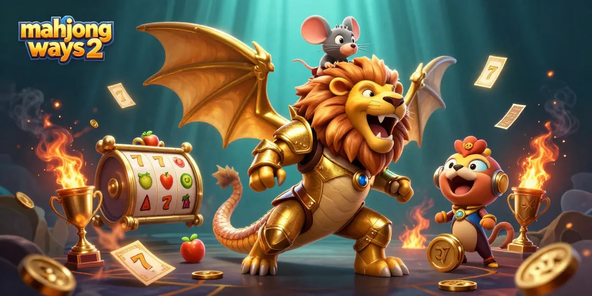 Experience the excitement of mahjong ways 2 with a captivating 3D casino scene featuring dynamic gameplay elements.