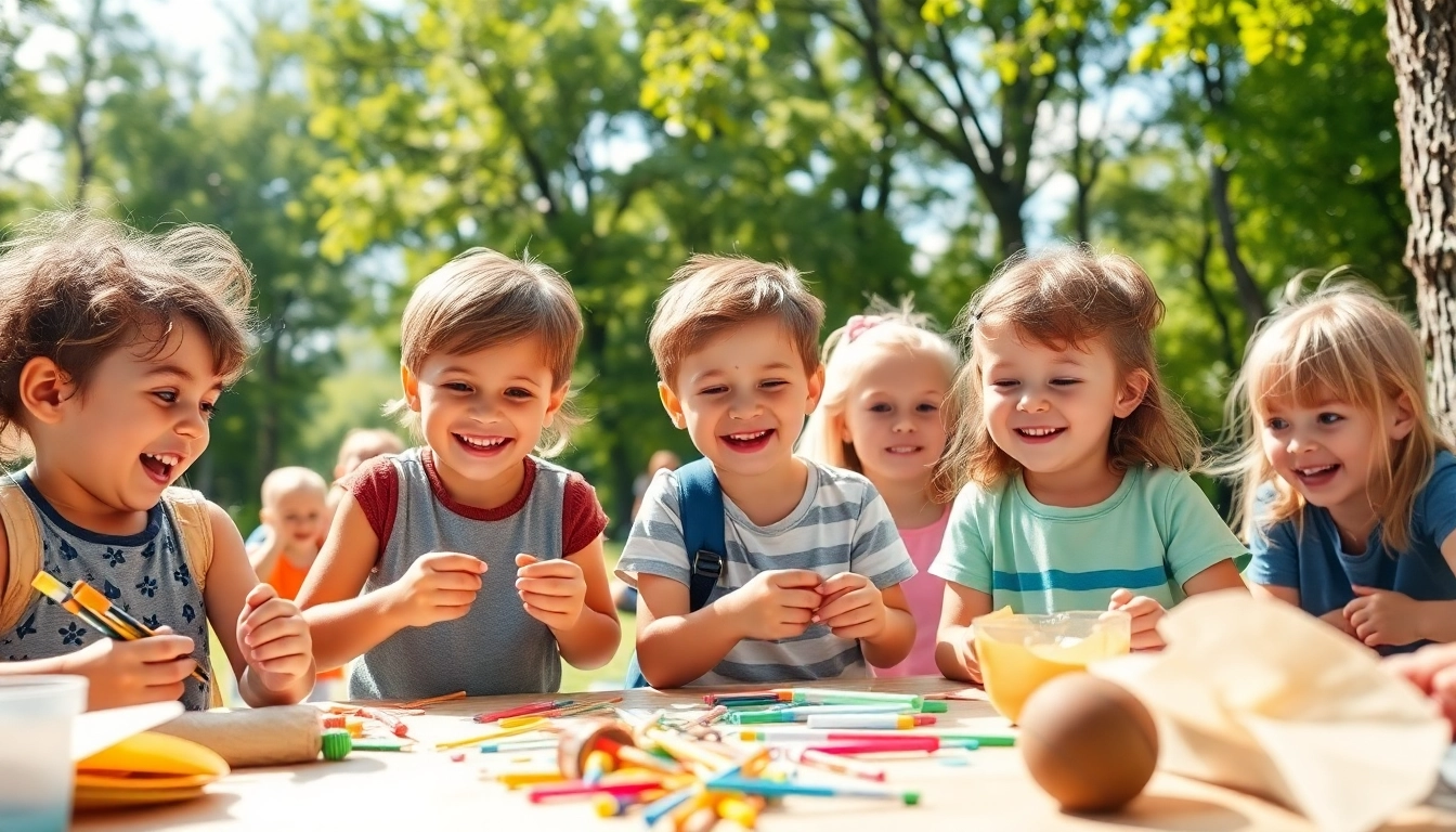 Children participating in exciting activities at holiday camps, showcasing joy and teamwork.