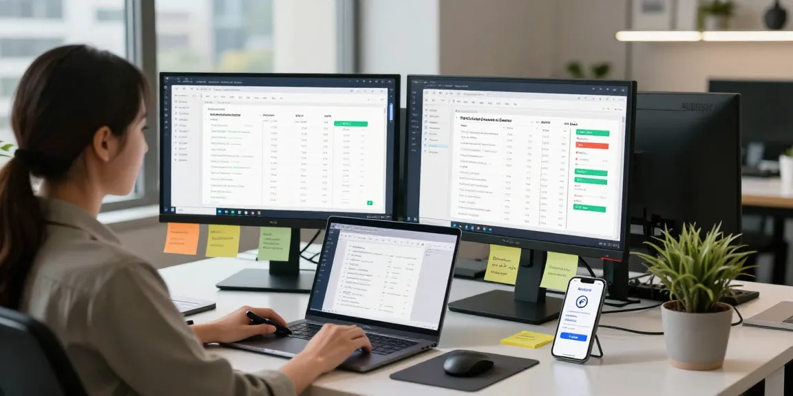 Detect fraud receipt with advanced AI technology in a modern workspace.