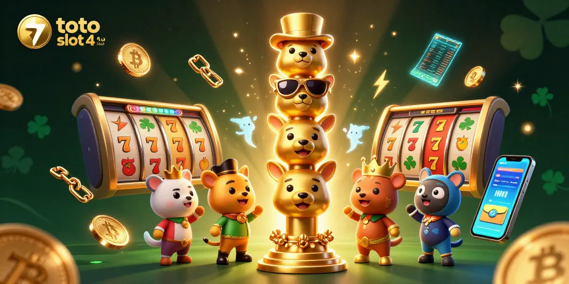 Spin the reels at toto slot 4d resmi and experience a vibrant casino adventure with animated characters!