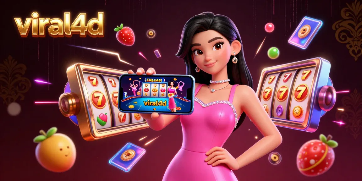 Experience the excitement of viral4d with a stunning woman showcasing a live dealer casino game.