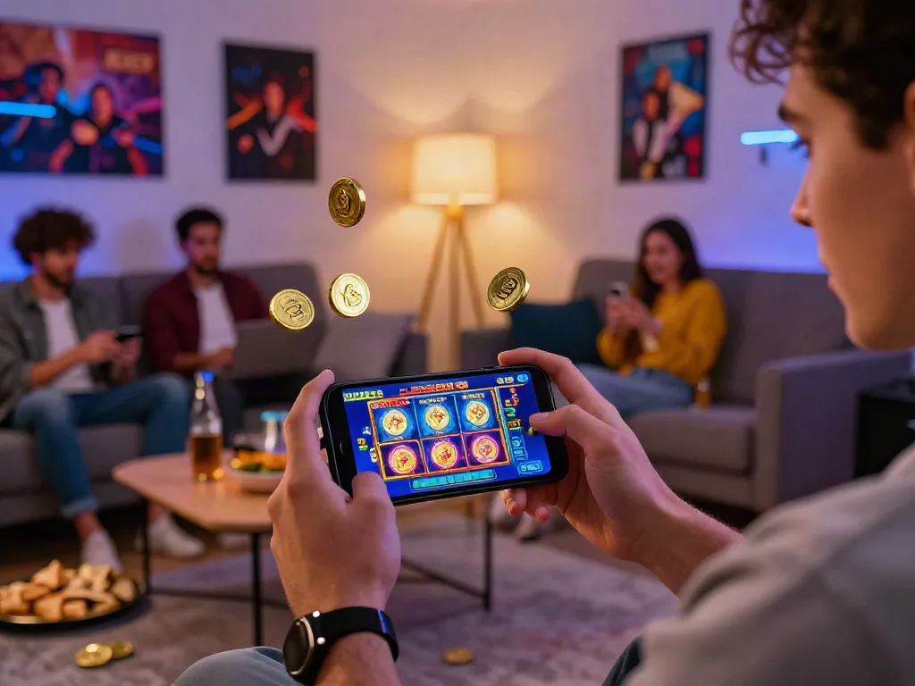 Pengalaman bermain slot zeus online dengan suasana santai dan menarik di ruangan modern.