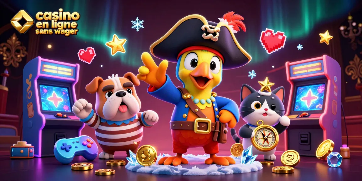 Jouer au casino en ligne sans wager avec des pirates et des trésors scintillants.
