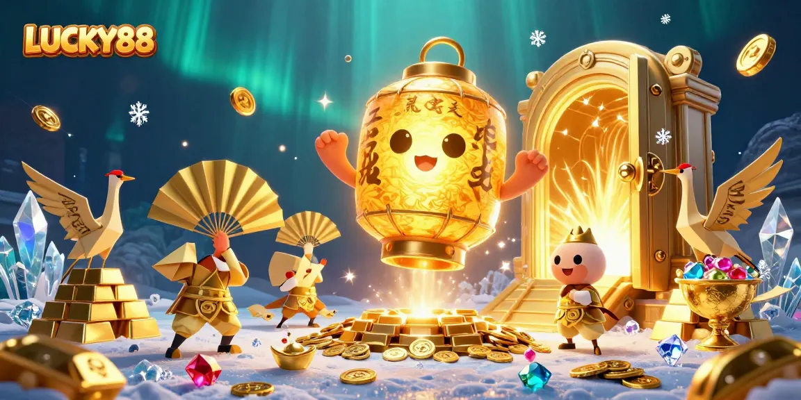 Experience the thrill of LUCKY88 with vibrant casino elements and winning symbols.