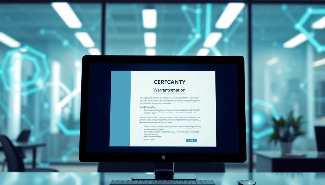 Evaluate whether is an AI powered warranty company safe through a professional digital security illustration.