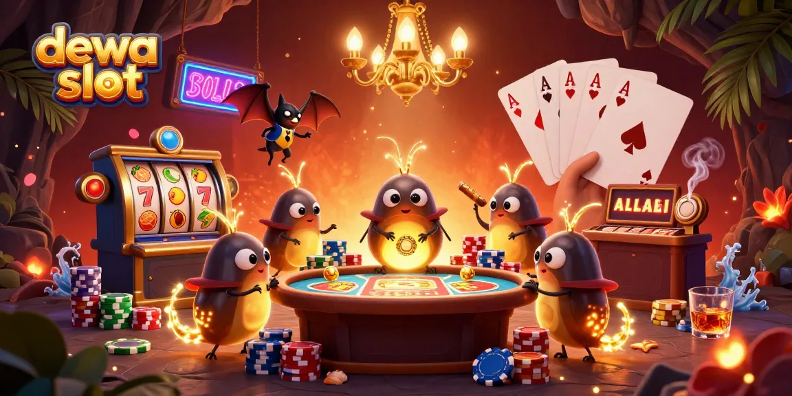 Memenangkan dewa slot sambil menikmati suasana kasino penuh warna dan gemerlap