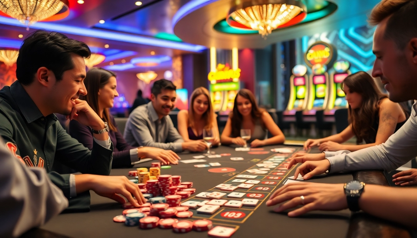 Engage with thrilling games at https://www.kjc.global/ featuring lively casino tables and enthusiastic players.