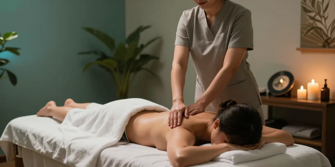 Relaxing Swedish massage experience at makangs.com with soothing atmosphere and professional care.