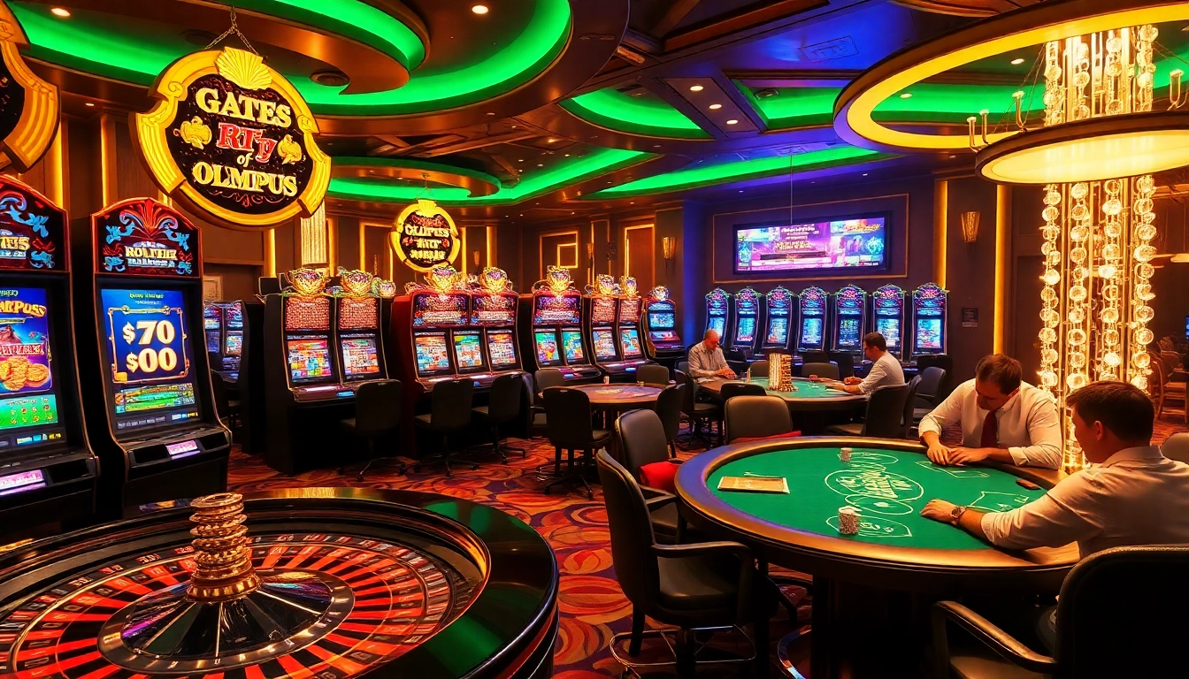 Experience the excitement of RTP Pragmatic Play slots in a luxurious casino setting.