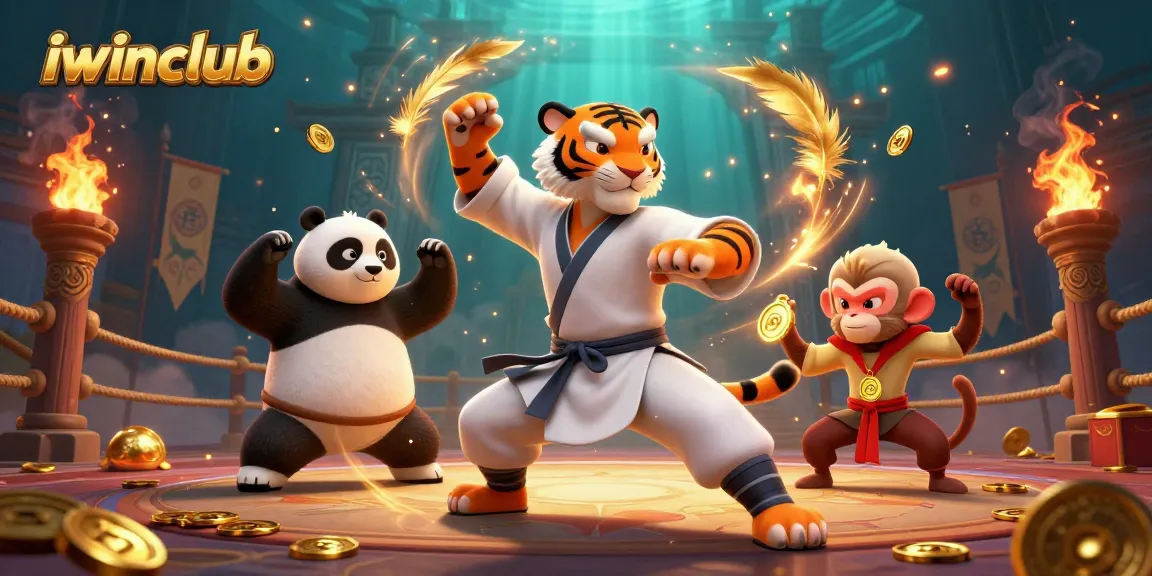 Challenge your luck and skill on iwinclub with an exciting 3D casino-themed illustration.