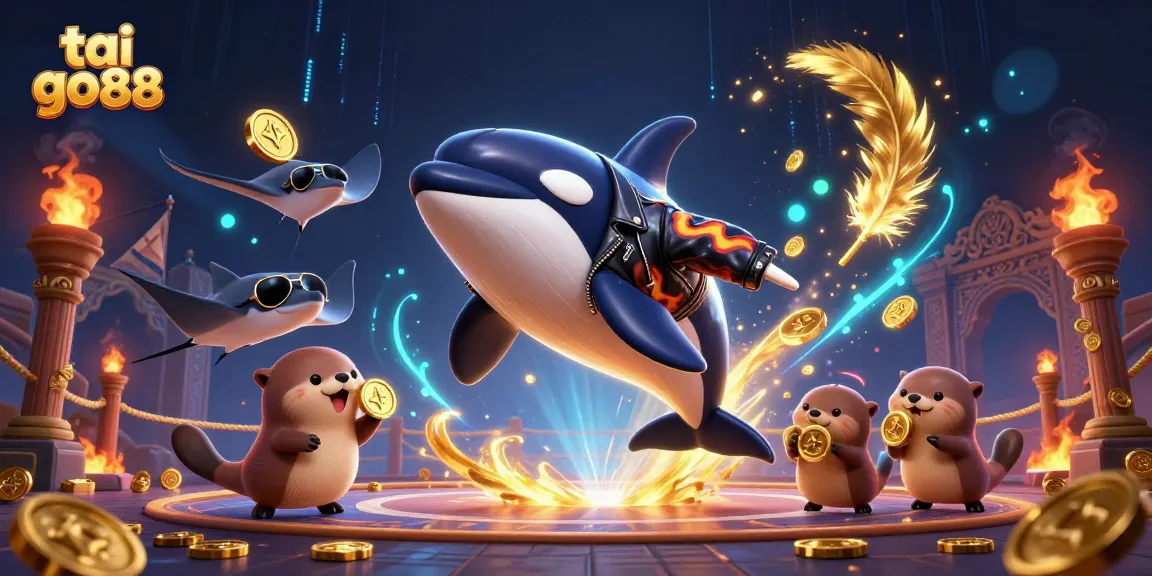 Experience thrilling action with tai go88, featuring vibrant characters and stunning casino elements in a dynamic scene.