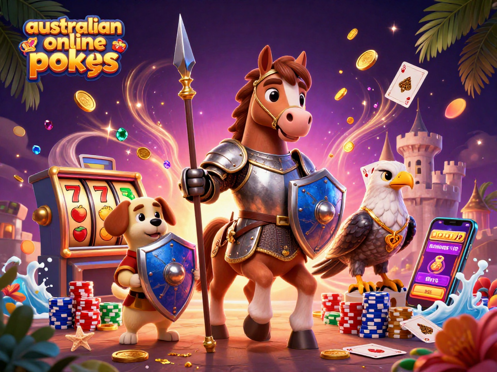 Engage with australian online pokies through exciting gameplay elements and vibrant 3D visuals.