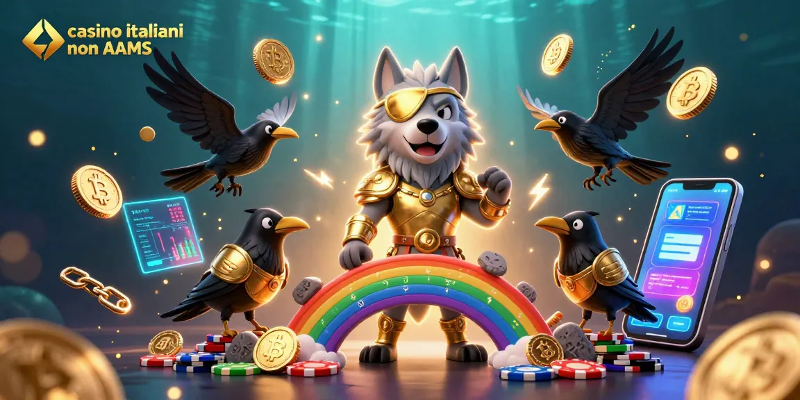 Interagisci con i casino italiani non AAMS attraverso questa vivace illustrazione 3D con personaggi leggendari.