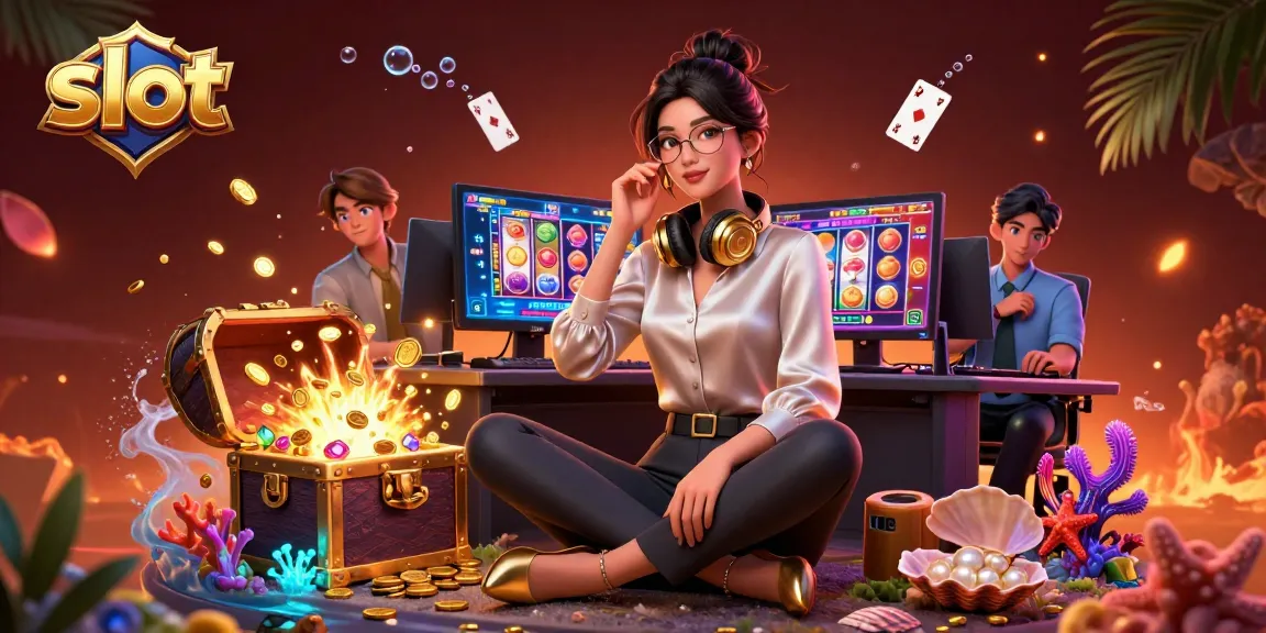 Engage with thrilling slot gameplay surrounded by vibrant casino elements and energy.