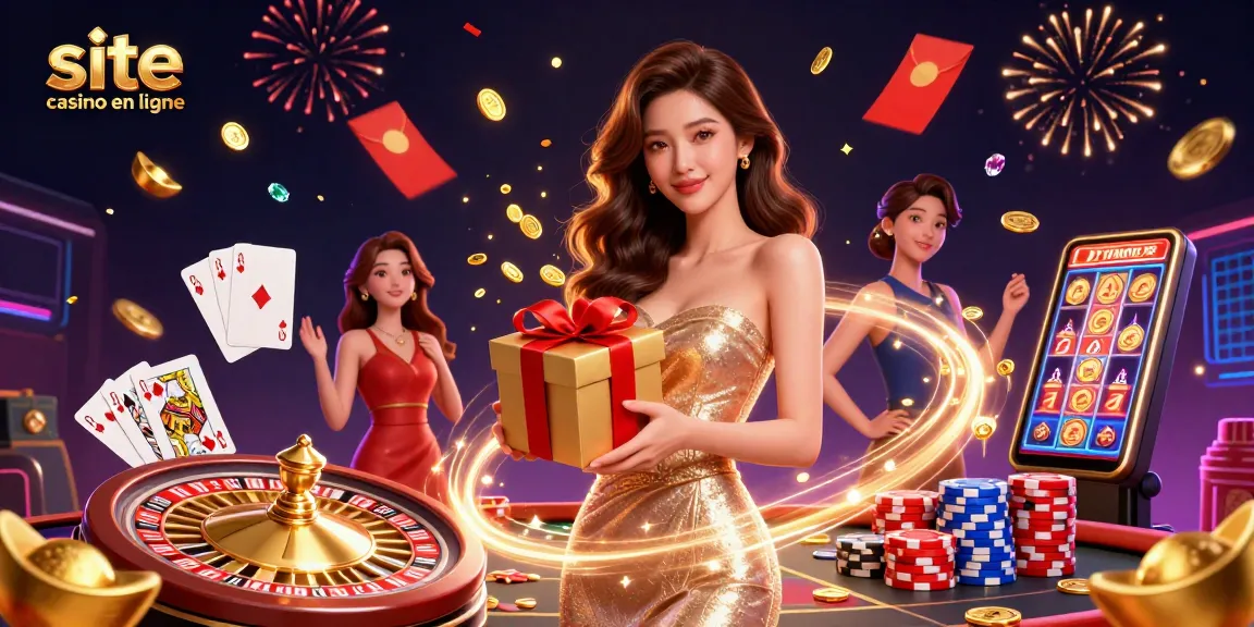 Gagnez gros sur le site casino en ligne avec une célébration festive sur le thème du Nouvel An Lunaire.