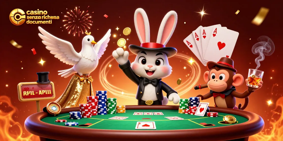 Vivi l'emozione nei casino senza richiesta documenti con personaggi vivaci ed elementi di gioco!