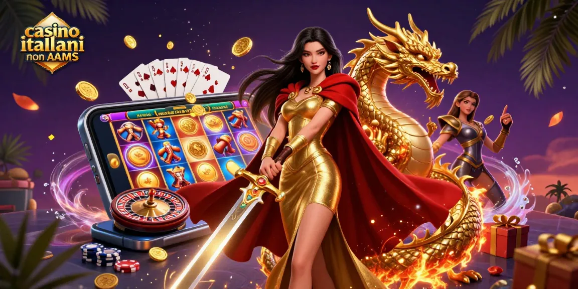 Vivi l'azione emozionante dei casino italiani non AAMS con slot, carte e draghi vincenti!