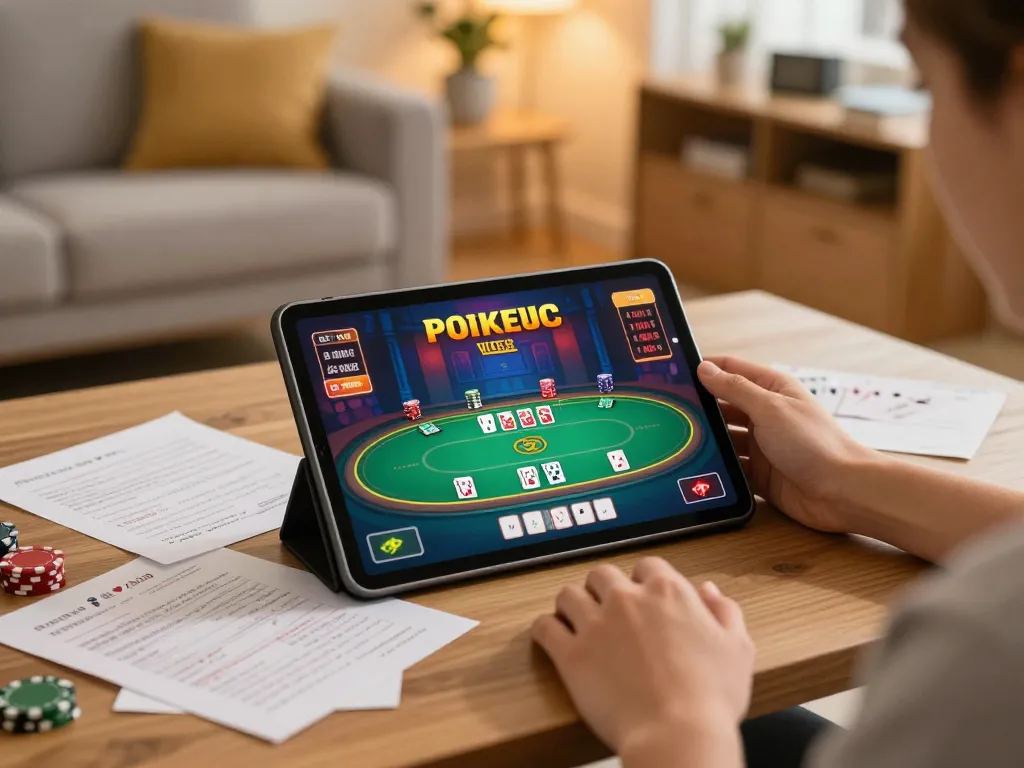 Captivating scene of online gaming highlighting casino online stranieri activities at home with a strategic touch.