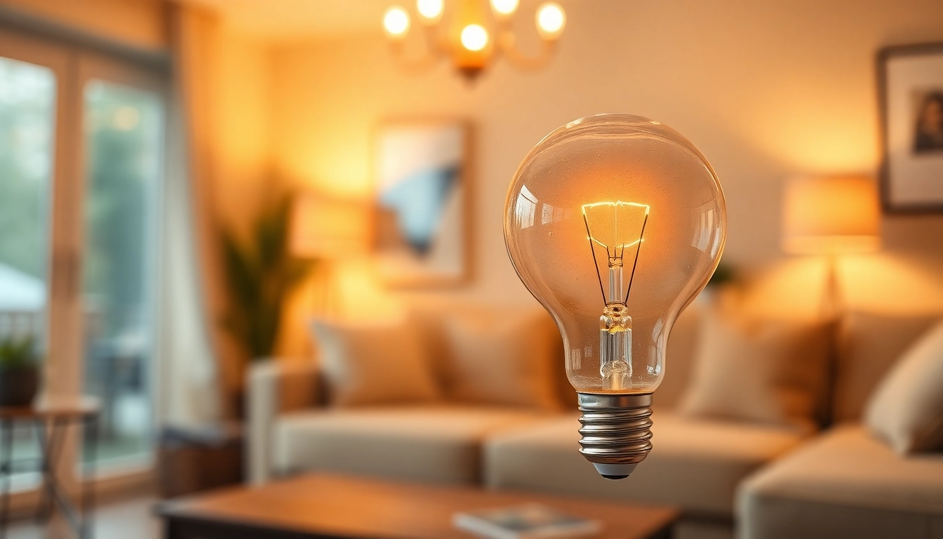 A19 bulb illuminating a cozy living room presents what is an a19 bulb's charm and utility.