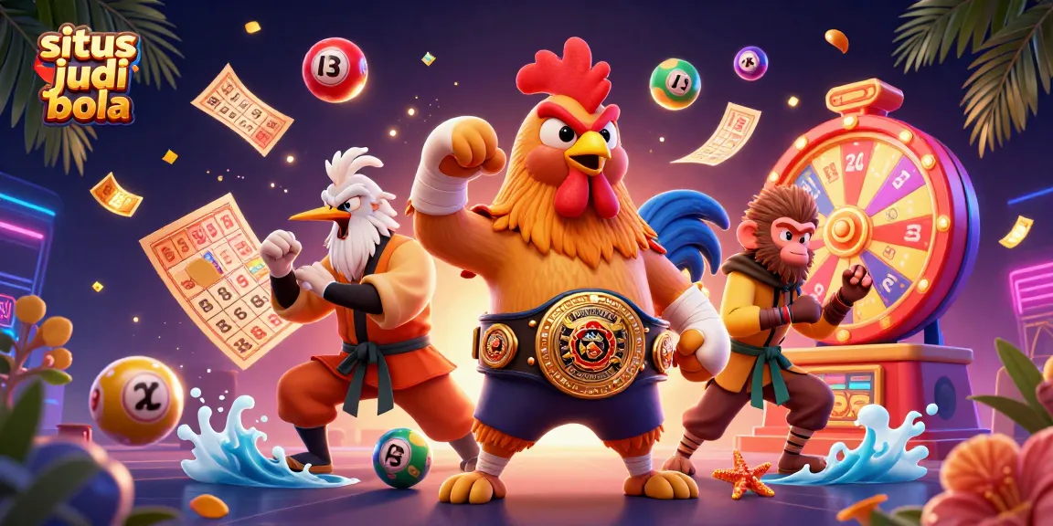 Experience the thrill of situs judi bola with dynamic gaming elements and vibrant characters.