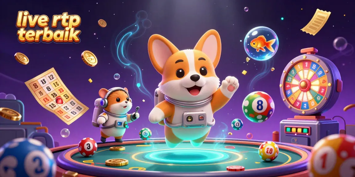 Experience excitement in live rtp terbaik with an engaging space casino scene featuring energetic characters.