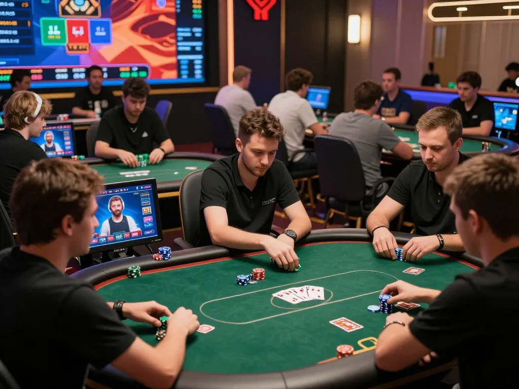 Players engaging in online poker tournament gameplay through the hidden wiki platform.