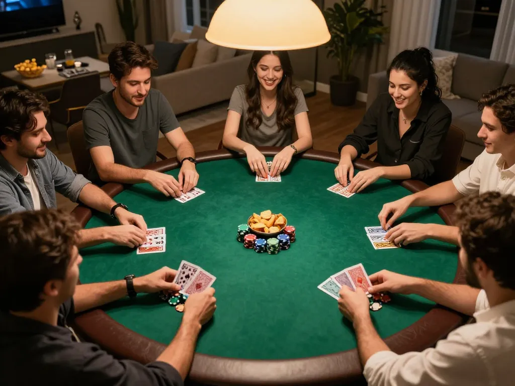 Engaging poker game scene showcasing players enjoying online casinos in Canada reddit with fun interactions