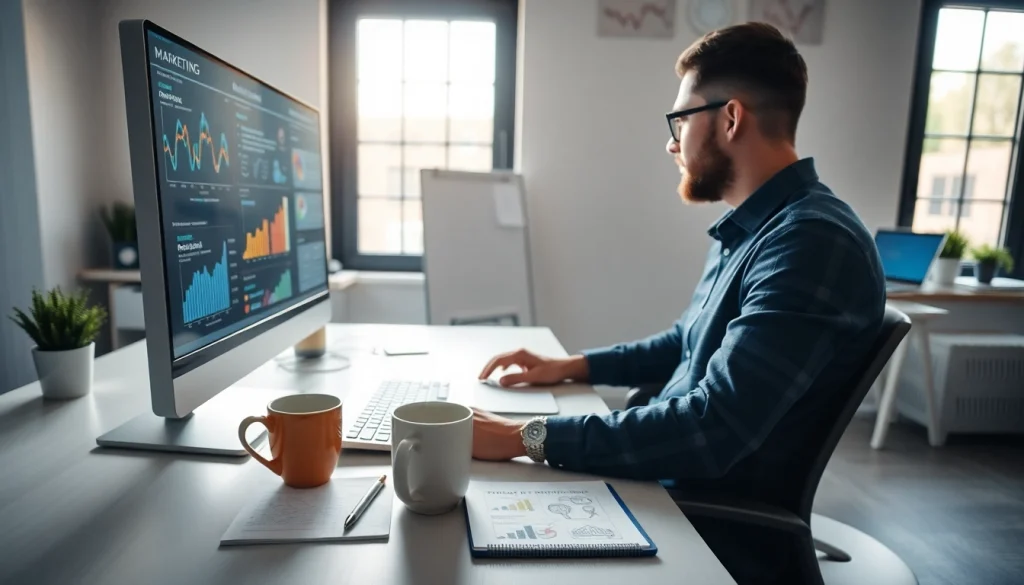 Boost your brand with effective facebook smm panel strategies illustrated in a professional workspace.