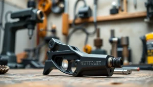 Showcase wot trigger 3 position showcasing its precision and craftsmanship in a workshop setting.