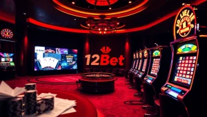 Exciting online gaming experience at 12bet, featuring vibrant visuals and engaging gambling elements.