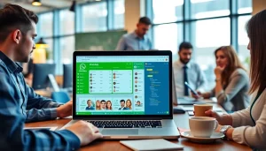 Implement WhatsApp Business CRM techniques in a dynamic office environment.