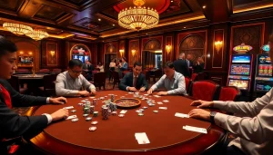 Engage in thrilling poker at https://j88.gives/ with polished chips and a vibrant casino atmosphere.