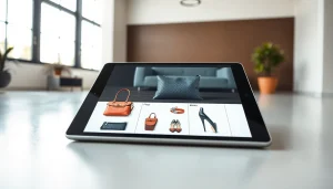 레플리카쇼핑몰의 고품질 패션 아이템을 선보이는 세련된 쇼핑 인터페이스