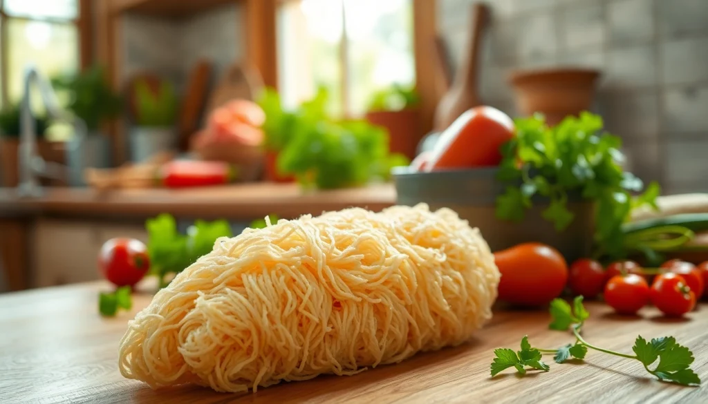 Discover kitchen loofah benefits highlighting its texture and surrounding fresh herbs in a kitchen setting.