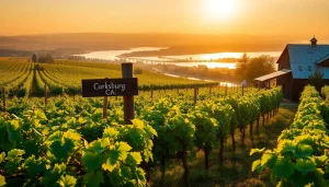 Discover beautiful vineyards in Carksburg CA with lush green landscapes in a serene atmosphere.