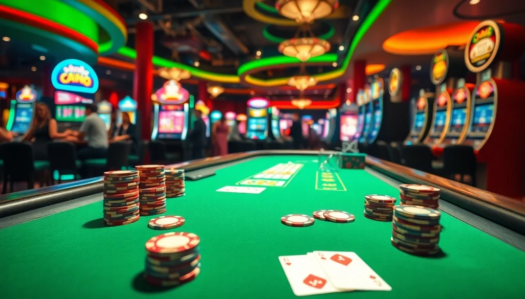 Discover vibrant casino games at reddit csgo gambling sites, featuring poker and roulette within a lively atmosphere.