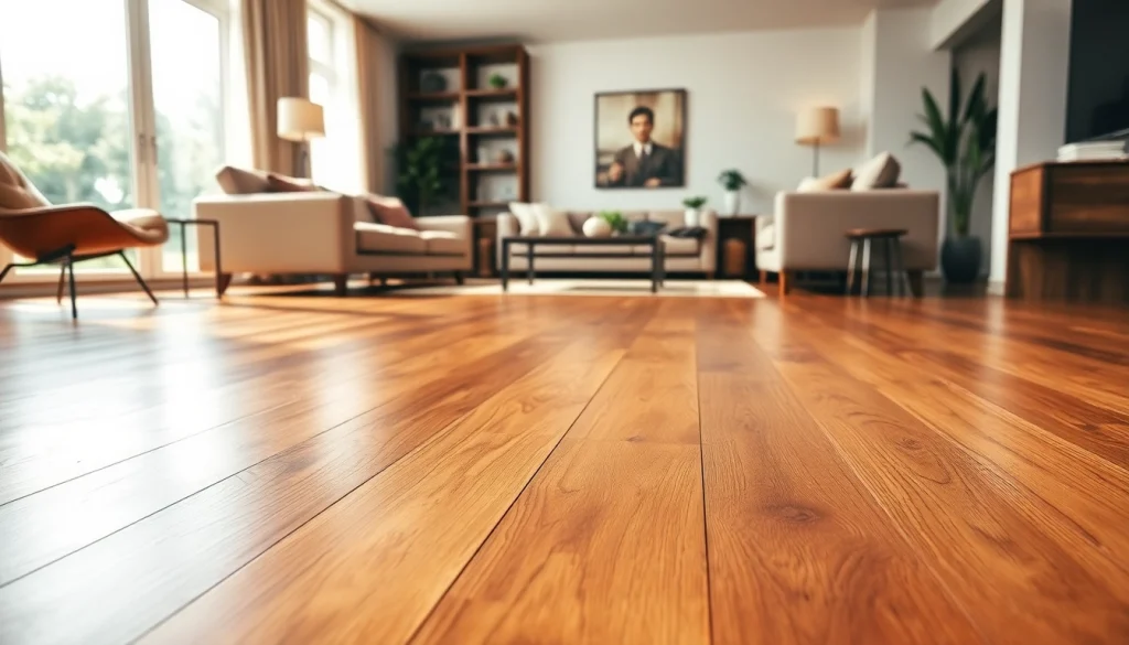 Transform your home with beautiful flooring in a cozy modern living room.