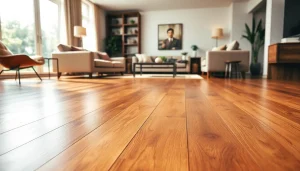 Transform your home with beautiful flooring in a cozy modern living room.