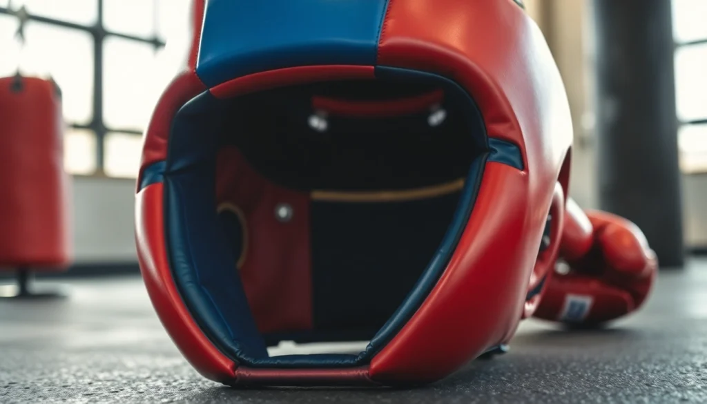 Trainiere mit hochwertigem headgear boxing, das Sicherheit und Komfort bietet.