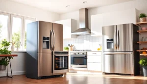 Discover an affordable appliance in a modern kitchen, showcasing sleek design and natural lighting.